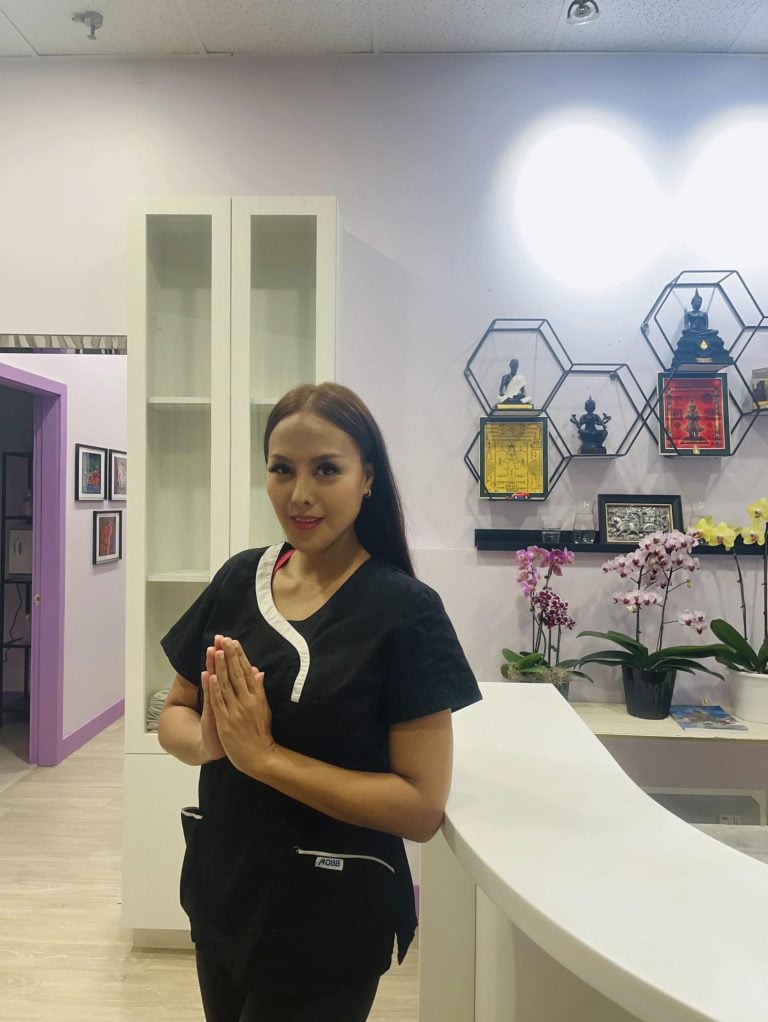 Liz, therapist at Thai Wellness Spa